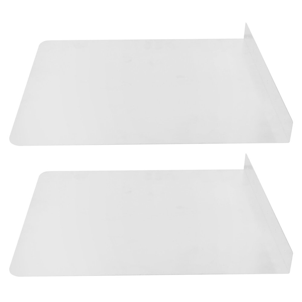 2 Pcs Sink Splashback Sink Splash Guard Wall Mounted Splatter Guard Side Splash Guard for Sink Wall Splatter Guard Kitchen Sink Splatter Guard Stainless Steel Splatter Guard