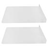 2 Pcs Sink Splashback Sink Splash Guard Wall Mounted Splatter Guard Side Splash Guard for Sink Wall Splatter Guard Kitchen Sink Splatter Guard Stainless Steel Splatter Guard view 1