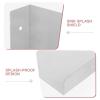 2 Pcs Sink Splashback Sink Splash Guard Wall Mounted Splatter Guard Side Splash Guard for Sink Wall Splatter Guard Kitchen Sink Splatter Guard Stainless Steel Splatter Guard view 3