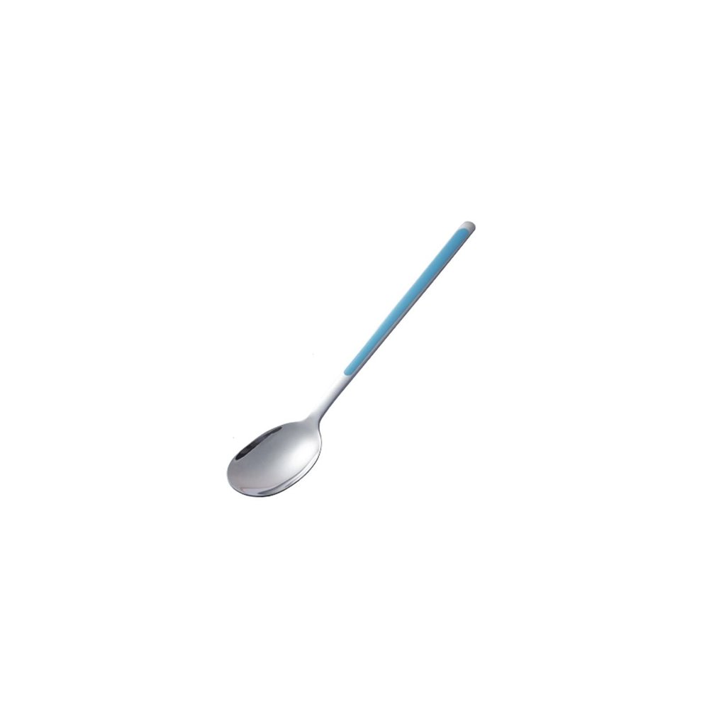 HEXEH Spoons Roasted Flower Spoon Household Stainless Steel Spoon Rice Spoon Watermelon Spoon Coffee Spoon Dessert Spoon Stirring Spoon Dessert Spoon (Color : C)