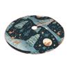 Blue Christmas Tree Print Xmas Tree Skirt 36 Inch Soft Tree Mat for Xmas Holiday Party Christmas Tree Dcor view 2