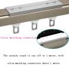 Ceiling Track, Aluminium Ceiling Mount Curtain Track System, Curtain Track, Ceiling Track for Curtains, Mount to Ceiling Or Wall, Suitable for Living Room, Shower Room (Color : B (Track Turner), Siz view 2
