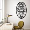 Bismillah Metal Islamic Wall Art - Muslim Decorations, Ramadan Decor, Quran Wall Art for Living Room (24"x15" | 60x38cm, Silver) view 2
