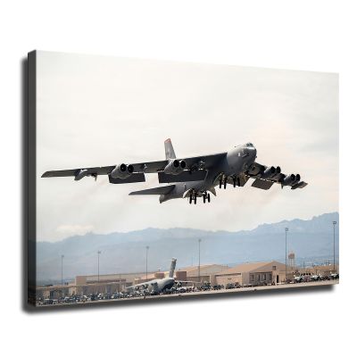 B-52 Stratofortress Strategic Bomber Poster Print Modern Canvas Painting Wall Art Picture Living Room Home Decor (1218inch,Unframed)