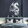 Dragon Metal Wall Art, Dragon Wall Decor, Metal Wall Decor Fly Dragon, Black Metal Dragon, Animal Wall Art, Modern Metal Wall Art, Metal Wall Decor for Living Room Bedroom Office (59x38 inches / 150x95.5 cm, Black) view 2
