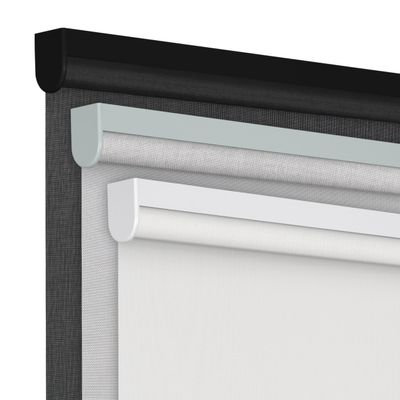 Boolegon Light Filtering Roller Shades for Windows Cordless Roller Blinds Easy to Install Window Blinds Pull Down Solar Shade,Thermal Insulated UV Protection,Light Filtering White,71.5" W x 64" H