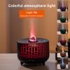 Volcano Essential Diffuser: 300ml Oil Diffuser with 7 Color Flame Light, Auto-Off Scent Humidifier with Remote Control for Large Room view 3