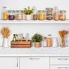 5Rolls*20" W x 72" L Shelf Liner Non Adhesive Kitchen Drawer Liner Pantry Liner for Shelves Cupboard Liner Kitchen Cabinet Cover Easy to Trim view 2