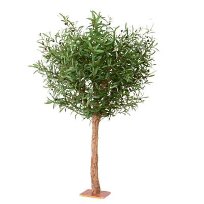 Artificial Trees Fake Tree Large Artificial Olive Tree 4.9ft Simulation Tree with Olive Fruit Faux Tree for Indoor Outdoor Artificial Plant fine Decor