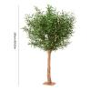 Artificial Trees Fake Tree Large Artificial Olive Tree 4.9ft Simulation Tree with Olive Fruit Faux Tree for Indoor Outdoor Artificial Plant fine Decor view 2