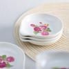 Bicuzat Ceramic Spoon Rest for Stove Top Kitchen Counter Dining Table Kitchen Utensil Holder Spoon Holder Kitchen Decoration Coffee Station Coffee Bar Accessories-Pink Flower-1 PCS view 4
