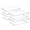 Ravinte Decor 4 Pack Drawer Organizers, 6"X 9" Clear Acrylic Storage Bins view 1