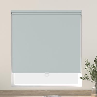 HOTSOON Blackout Roller Shades Cordless Color-Matched Roller Window Blinds Free-Stop Simple Style Thermal Insulated Roll Up Shades for Home Office, Gray, 72" W x 44" H