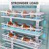 Eastherry Over The Door Pantry Organizer9-Tier Over The Door Organizer with Adjustable BasketMetal Hanging Pantry Organizers and Storage for Kitchen, Back of Door Seasoning Rack view 3
