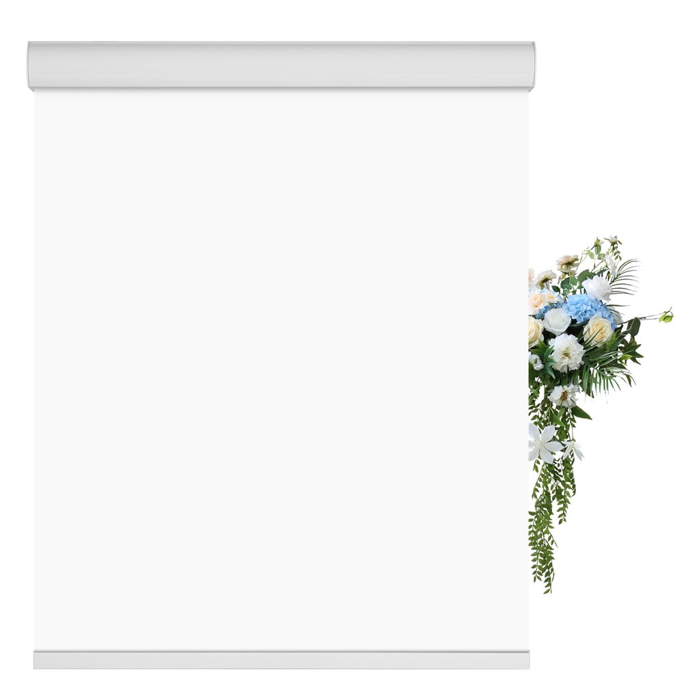 Sulugood Blackout Roller Shade for Windows Cordless Room Darkening Roller Blinds with Cassette Valance Black Out Window Shades for Home Office Living Room Bedroom White,38" W x 56" H