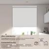 Sulugood Blackout Roller Shade for Windows Cordless Room Darkening Roller Blinds with Cassette Valance Black Out Window Shades for Home Office Living Room Bedroom White,38" W x 56" H view 2