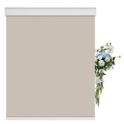 Sulugood Blackout Roller Shade for Windows Cordless Room Darkening Roller Blinds with Cassette Valance Black Out Window Shades for Home Office Living Room Bedroom Khaki,78" W x 64" H