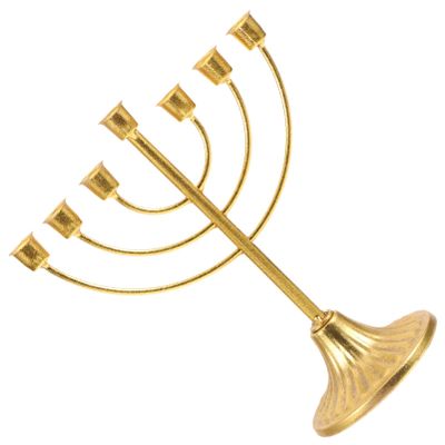Kichvoe Jewish Candle Holder Vintage Branch Metal Menorah for Hanukkah Celebrations Decor and Festive Centerpiece Ornaments