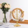 Kichvoe Jewish Candle Holder Vintage Branch Metal Menorah for Hanukkah Celebrations Decor and Festive Centerpiece Ornaments view 2