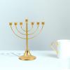 Kichvoe Jewish Candle Holder Vintage Branch Metal Menorah for Hanukkah Celebrations Decor and Festive Centerpiece Ornaments view 3