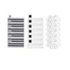 ShEraf Mop Rag Spare Parts and Window Nozzle Round Brush. Compatible with Karcher Easyfix SC2SC3SC4SC5 (Color : Set E 18pcs) view 1
