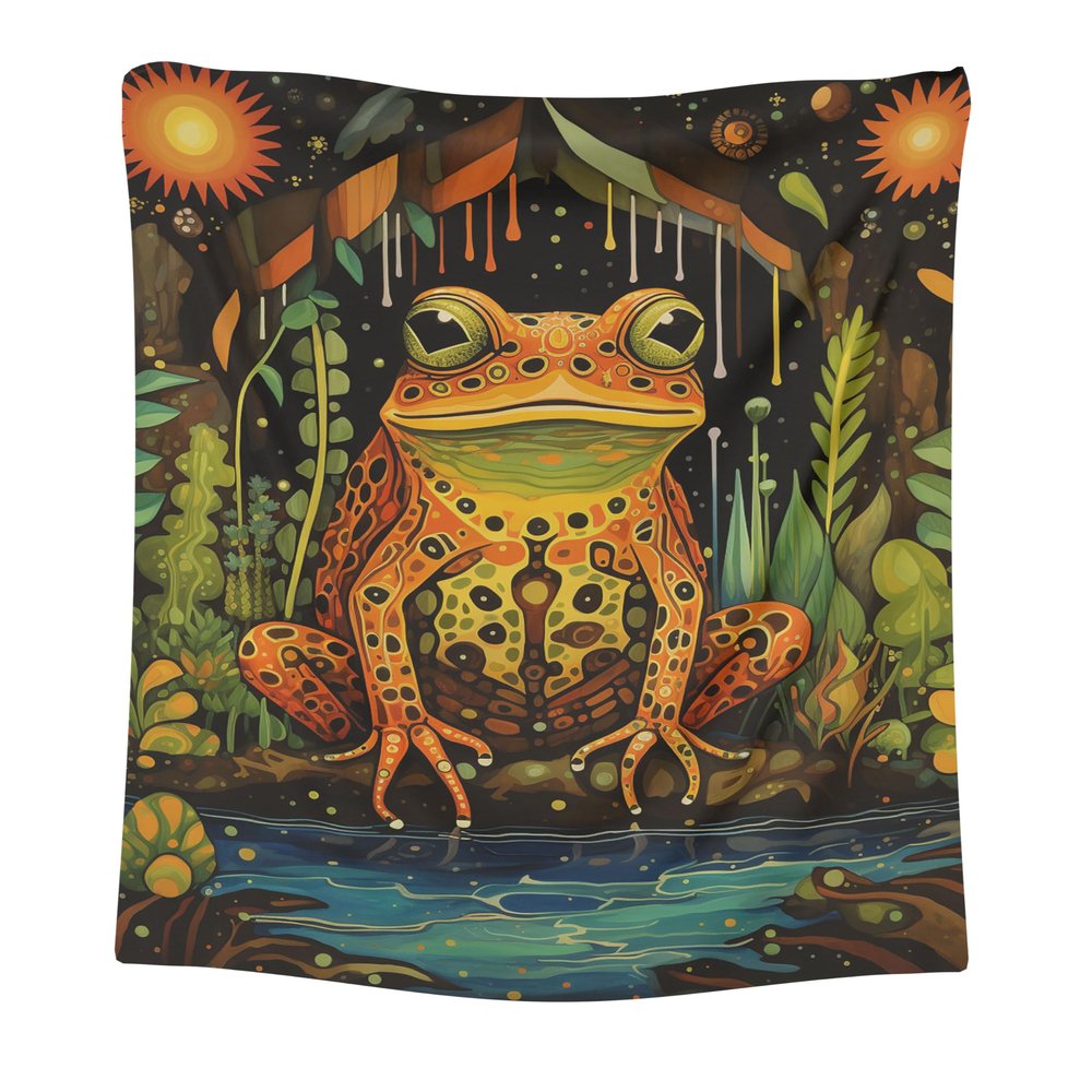 CAPITUNEISKINEPA African Bullfrog Blanket Gifts Comfy Blanket Throw Blanket 50" x 60"