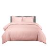 WegaLinen 3 Piece Zipper Clouser Super King Size Stripe Duvet Cover Pink Size Stripe Duvet Cover Size Super King 100X120 view 1