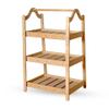 Montessori Clothing Rack and Wardrobe Set | Premium Kids Wood Furniture | Toddler Dress Up Station | Child Room Clothing Organizer (Clothes Cabinet) view 1