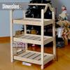 Montessori Clothing Rack and Wardrobe Set | Premium Kids Wood Furniture | Toddler Dress Up Station | Child Room Clothing Organizer (Clothes Cabinet) view 3