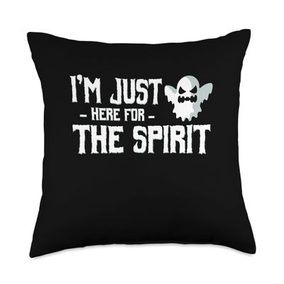 Ghost Hunting Gifts Funny Paranormal Investigator Ghost Hunting Throw Pillow, 18x18, Multicolor