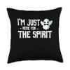Ghost Hunting Gifts Funny Paranormal Investigator Ghost Hunting Throw Pillow, 18x18, Multicolor view 1