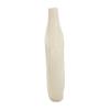 Deco 79 Paper Mache Decorative Vase Abstract Double Handle Centerpiece Vase, Flower Vase for Home Decoration 11" x 4" x 17", Beige view 2