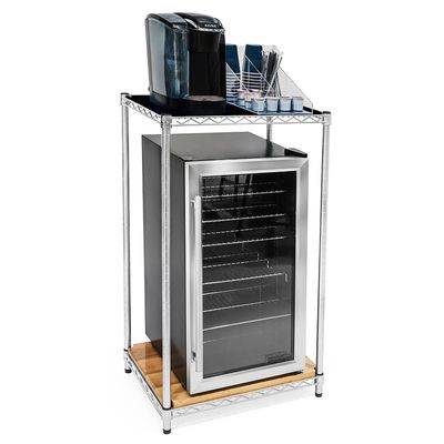 Shelving Inc. 18" d x 24" w x 42" h 2-Shelf Beverage Station
