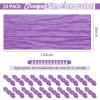 20 Pack Purple Table Runner 10Ft Cheesecloth Table Runner Boho Gauze Cheese Cloth Table Runners Romantic Long Sheer Fabric Table Runners for Wedding Party Bridal Shower view 2