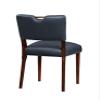 NewCosmos Bryson Midnight Blue Faux Leather Dining Chair - Retro Modern, Set of 2 view 3