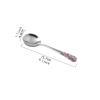 HEXEH Spoons Stainless Steel Spoon Family Rice Spoon Soup Spoon Dessert Spoon Print Funny Spoon Dessert Spoon (Color : 04) view 2