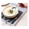 HEXEH Spoons Stainless Steel Spoon Family Rice Spoon Soup Spoon Dessert Spoon Print Funny Spoon Dessert Spoon (Color : 04) view 4