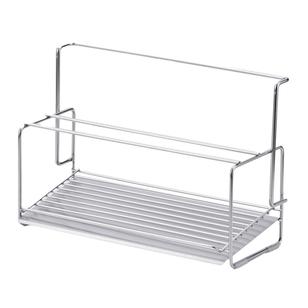  Shimomura Planning 45312 Bottle Drainer Stand, Made in Japan, Dish Drainer Rack, Can Drain Small Items, Water Flowing, Water Bottle, Mug Bottle, Stainless Steel, Sink