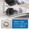  Shimomura Planning 45312 Bottle Drainer Stand, Made in Japan, Dish Drainer Rack, Can Drain Small Items, Water Flowing, Water Bottle, Mug Bottle, Stainless Steel, Sink view 4