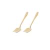 HEXEH Spoons Ice Cream Dessert Spoon Household Kitchen Tableware Spoon Stainless Steel Delicate Coffee Small Spoon Electroplating Beautiful Spoon Dessert Spoon (Color : Gold/2pcs) view 1