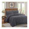 Bed, Cotton Quilted Geometric Plaid Bedspread Bed Padded Quilt Blanket Home Bedspreads view 2