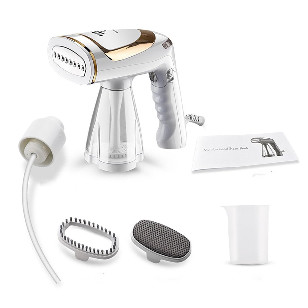 Portable Clothing Fabric Steamer, Handheld Garment Steamer 1600W Clothes Steamer with 250ml Water Tank & 40s Fast Heat-up, Handheld Steam Iron Ideal for Home, Travel, Curtains and Bedding