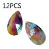 Chandelier Crystal Prisms Pendants 12PCS 50mm AB Color Crystal Teardrop Faceted Chandelier Pendant Prism Chandelier Crystal Prisms Pendants view 2
