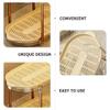 Kichvoe Cup Drying Rack Double Plastic Dish Holder for Kitchen Tableware Storage Drainer Rack for Cups and Mugs Sturdy Rustproof Design view 4