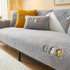 Plush Sofa Covers Sherpa Fleece Sectional Couch Covers Cute Cat Paw Couch Slipcovers Thickened Soft Warm Plush Sofa Towel Covers Anti-Slip Sofa Throw Slipcovers For Dogs ( Color : Gray , Size : 90*180 view 1