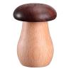 TOPINCN Toothpick Holder, Cute Mushroom Shaped Toothpick Holder Box Wood Container Portable Tooth Picks Container for Home Decoration Tabletop Restaurant view 1