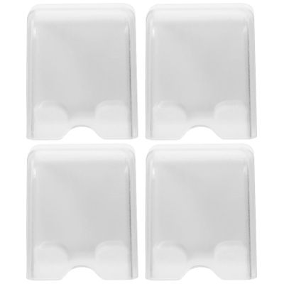 Cabilock 4pcs Self-Adhesive Toothbrush Holder Versatile Wall-Mounted Organizer for Electric Toothbrushes Modern Design for Shower Bathroom Use Space-Saving Stand Easy Installation No