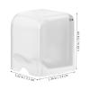 Cabilock 4pcs Self-Adhesive Toothbrush Holder Versatile Wall-Mounted Organizer for Electric Toothbrushes Modern Design for Shower Bathroom Use Space-Saving Stand Easy Installation No view 2