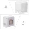 Cabilock 4pcs Self-Adhesive Toothbrush Holder Versatile Wall-Mounted Organizer for Electric Toothbrushes Modern Design for Shower Bathroom Use Space-Saving Stand Easy Installation No view 3