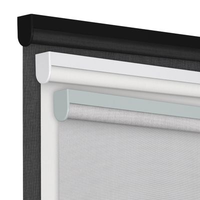 Boolegon Light Filtering Roller Shades for Windows Cordless Roller Blinds Easy to Install Free-Stop Solar Shade for Home Office,Thermal Insulated UV Protection,Light Filtering Gray, 51" W x 68" H